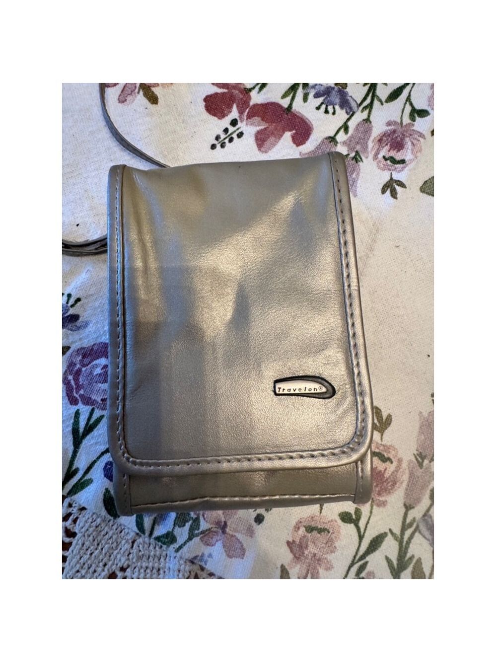 Travelon Small Gold Crossbody Bag